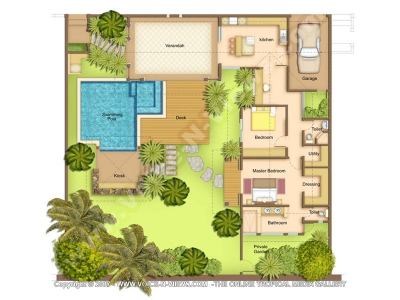 premium villa grand bay ref 16 site plan
