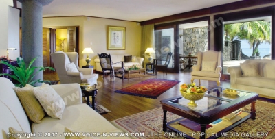 royal palm hotel mauritius royal suite living room and  terrace view
