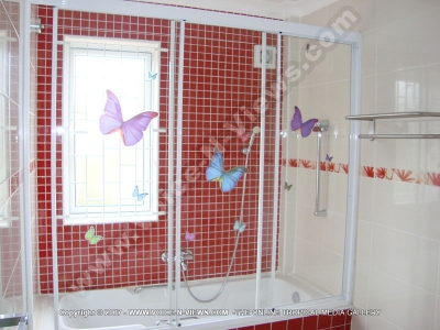 general view of the bathroom of standard studio apartment mauritius ref 110
